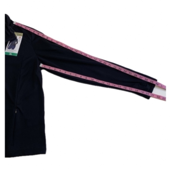 Mondetta Ladies' Quarter-Zip Pullover, Zippered Pockets, Black, X-Large NWT - Picture 13 of 16